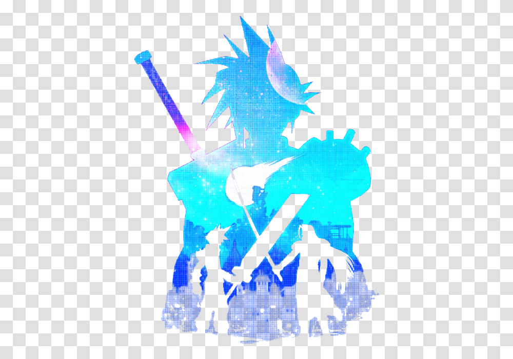 Final Fantasy Vii Portable Battery Charger Fictional Character, Person, Outdoors, Poster, Advertisement Transparent Png