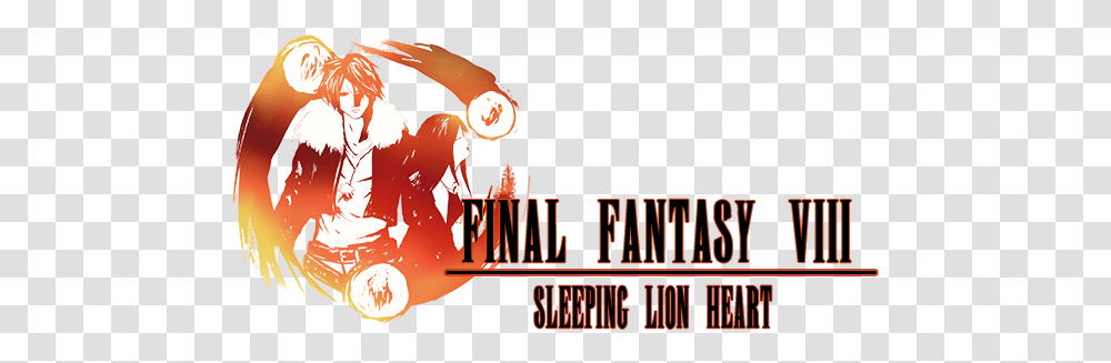 Final Fantasy Viii Sleeping Lion Heart Images Triple Final Fantasy, Advertisement, Person, People, Text Transparent Png