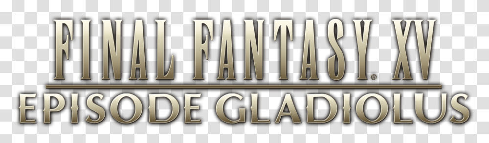 Final Fantasy Wiki Ffxv Episode Gladiolus Logo, Word, Alphabet, Vehicle Transparent Png