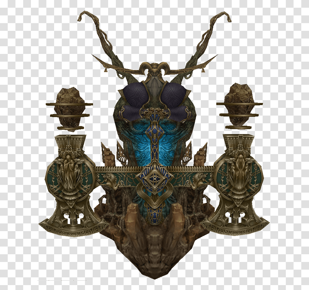 Final Fantasy Wiki Illustration, Bronze, Chandelier, Lamp, Ornament Transparent Png