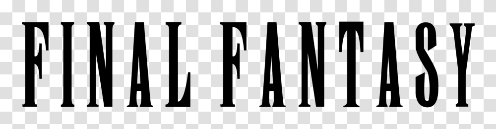 Final Fantasy Wordmark, Gray, World Of Warcraft Transparent Png