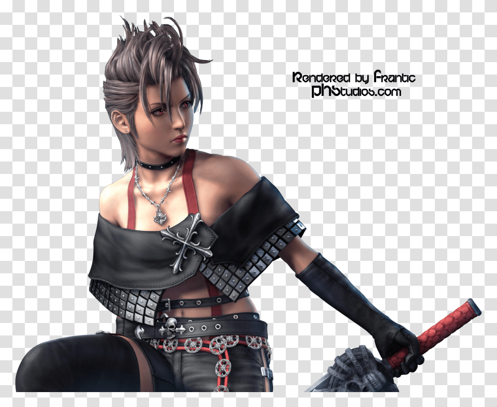 Final Fantasy X 2 Final Fantasy Xiii 2 Final Fantasy Ffx 2 Paine Sword, Person, Female, Woman Transparent Png