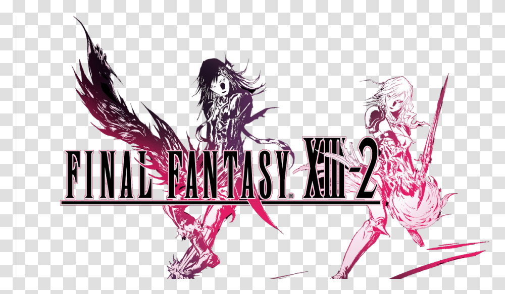 Final Fantasy Xiii 2 Cover Art, Person, Human, Poster, Advertisement Transparent Png