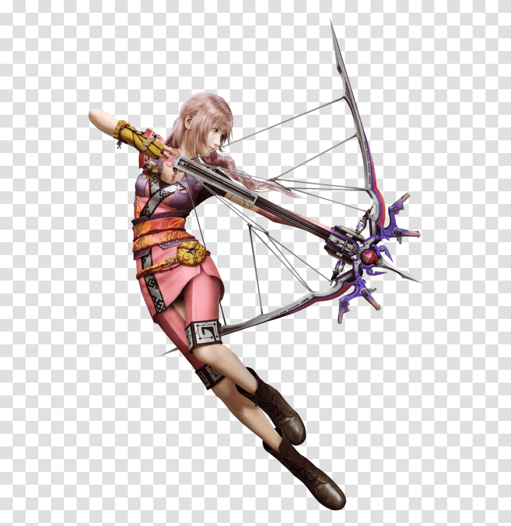 Final Fantasy Xiii 2 Dlc, Archer, Archery, Sport, Bow Transparent Png