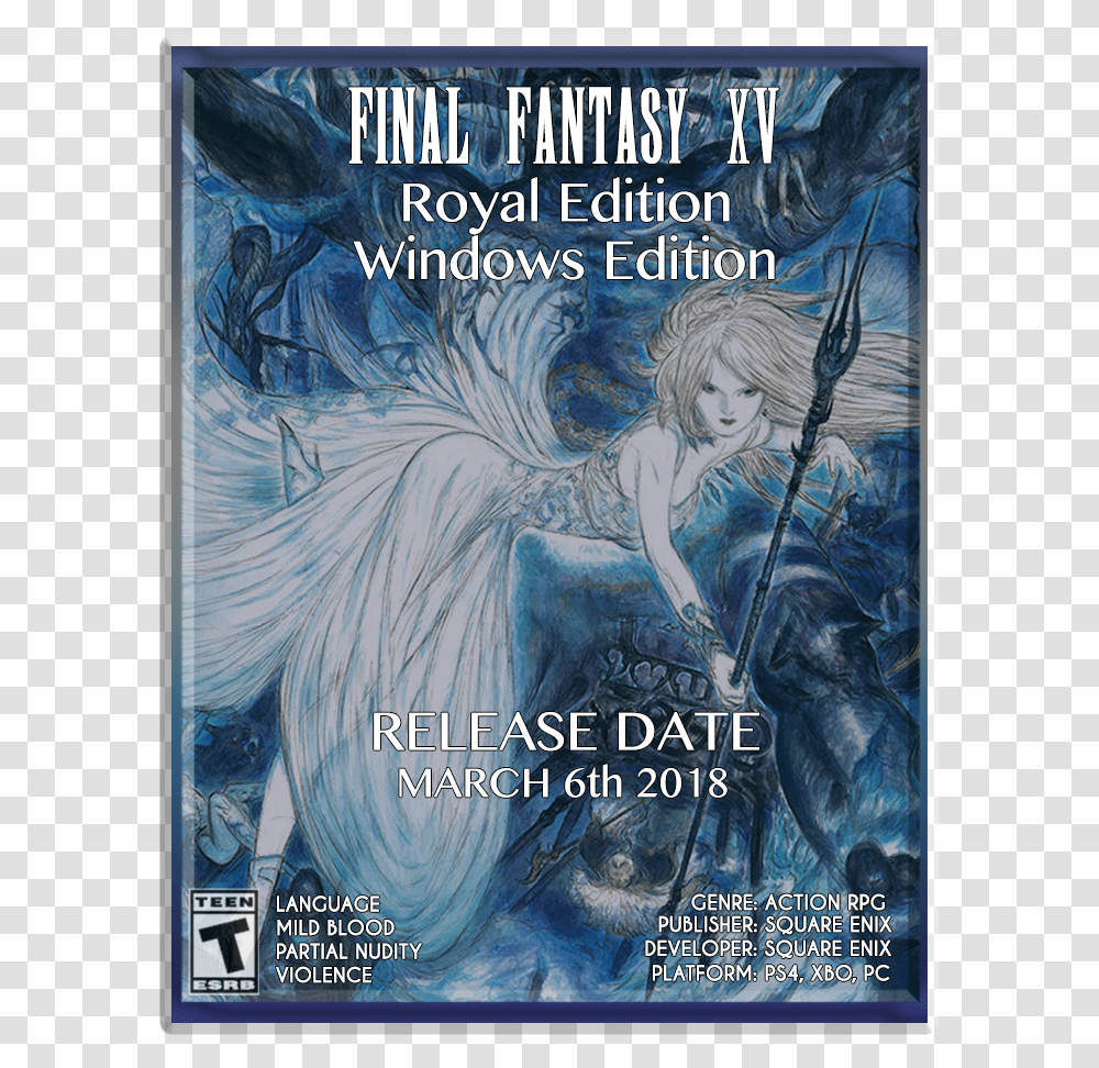 Final Fantasy Xv Royal Edition, Book, Novel, Poster, Advertisement Transparent Png