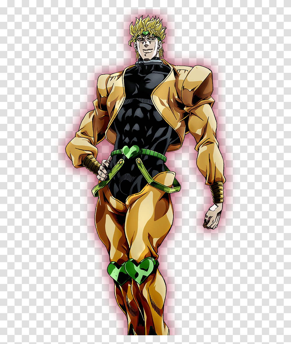 Finally Dio S Face Revealedpart Dio Jojo Full Body, Person, Human, Knight, Hand Transparent Png