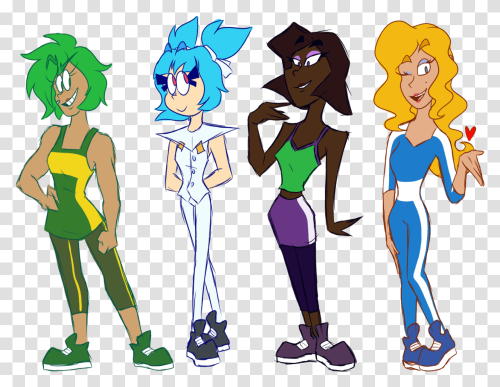Finally Went And Drew My Finalized Human Designs For Liz Crash Bandicoot, Person, People Transparent Png