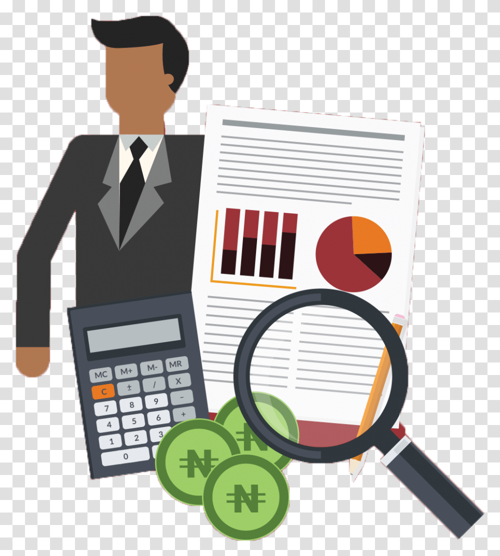 Finance Clipart Accounting Book Accountant Clipart, Electronics, Calculator Transparent Png