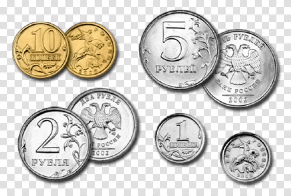 Finance Clipart Coin Notes Whrung Russland, Money, Nickel, Dime, Silver Transparent Png