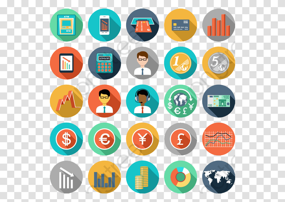 Finance Icon Clipart Infographics Icons, Number, Rug Transparent Png
