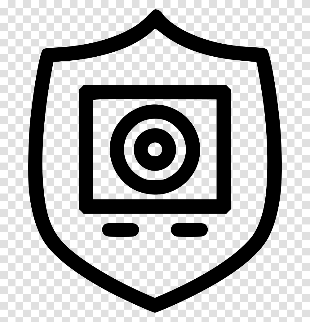 Finance Storage Vault Authentication Armor Icon, Electronics, Camera, Label Transparent Png