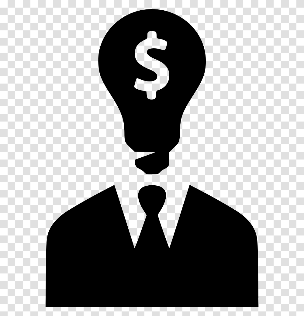 Financial Advisor Icon Black, Light, Stencil Transparent Png