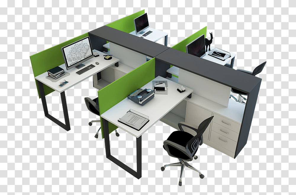 Financial Desks And Chairs Than Simple Combination Computer Desk, Furniture, Table, Electronics, Indoors Transparent Png
