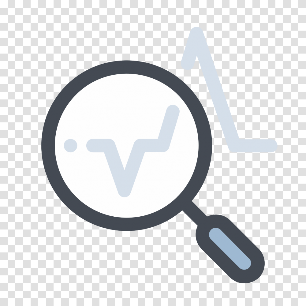 Financial Growth Analysis Icon, Magnifying Transparent Png