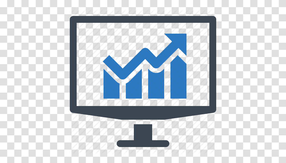 Financial Web Analytics Icon, Screen, Electronics, Monitor Transparent Png