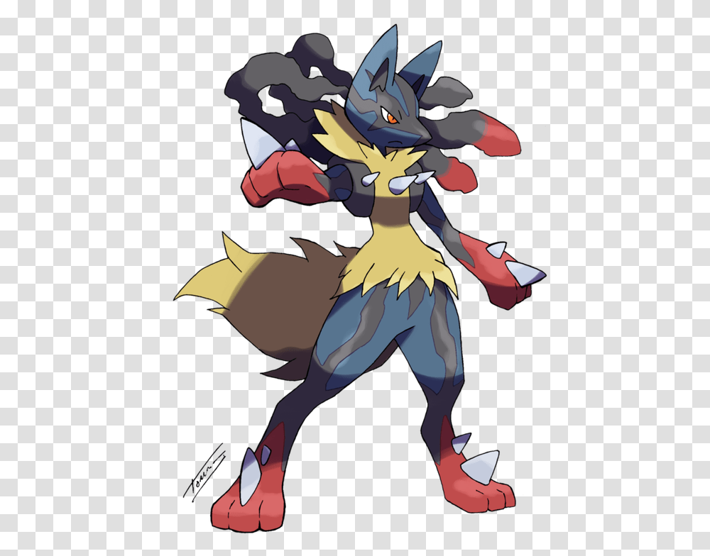 Find Lucario In Pokmon Fire Red Pokemon Mega Lucario, Comics, Book, Manga, Person Transparent Png