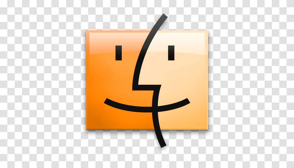 Finder Leopard Orange Icon 512x512px Mac Os X, Text, Word, Symbol, Sign Transparent Png