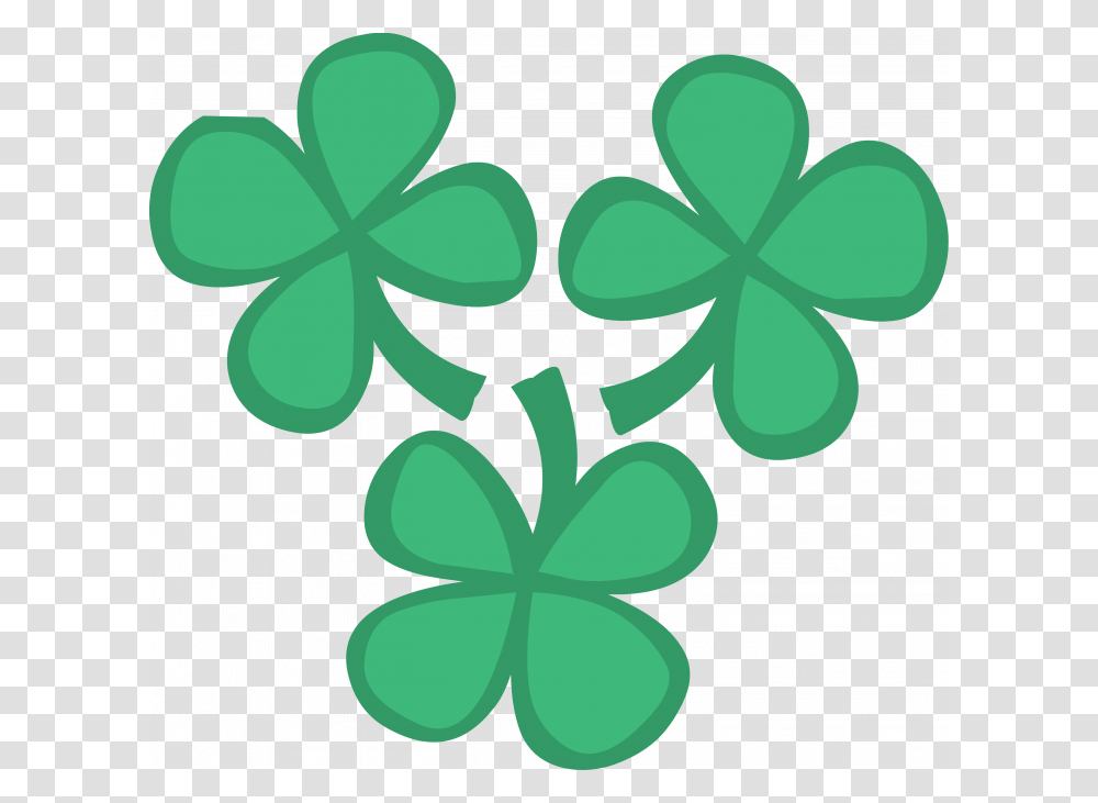 Finding A Ton Of Four Leaf Clovers Few Five Pictures Four Leaves Clover Cartoon, Green, Plant, Food, Painting Transparent Png
