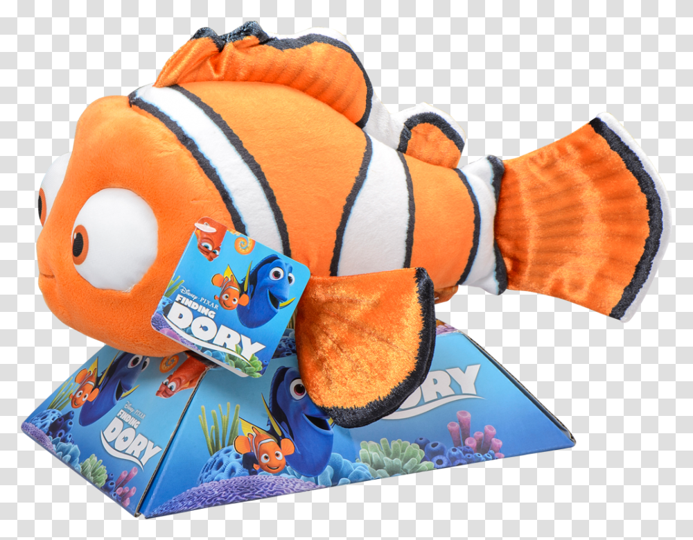 Finding Dory Nemo 25cm Large Stuffed Toy, Cushion, Outdoors, Nature, Inflatable Transparent Png
