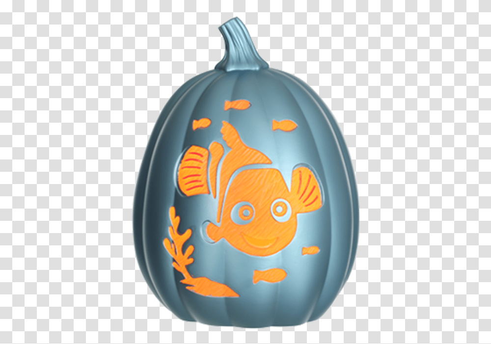 Finding Dory Painting Disney Pumpkin Design, Egg, Food, Easter Egg, Animal Transparent Png