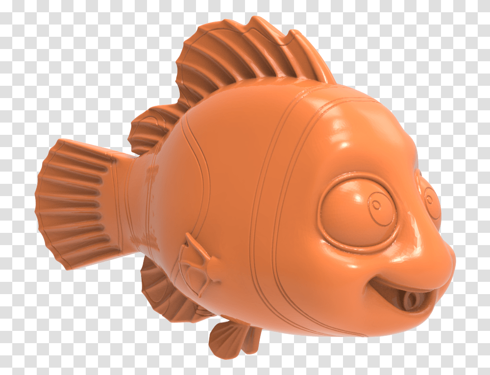 Finding Nemo 3d Model, Goldfish, Animal, Helmet Transparent Png