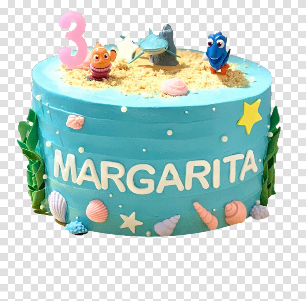 Finding Nemo Cake Birthday Cake, Dessert, Food Transparent Png