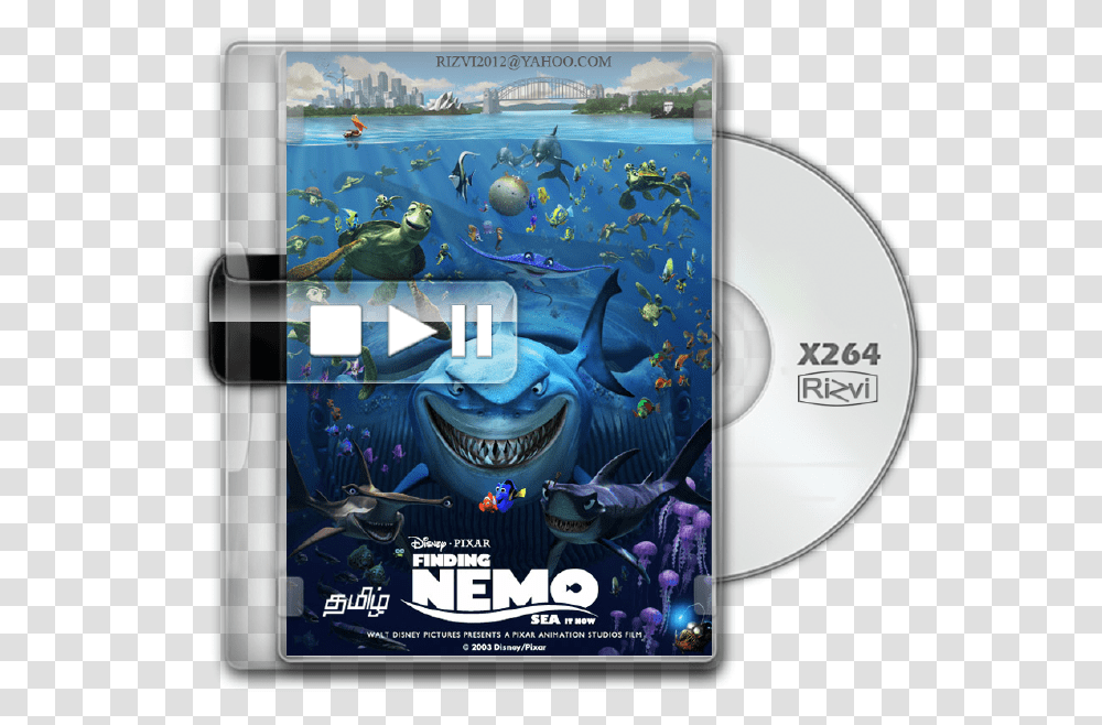 Finding Nemo Poster, Disk, Dvd, Bird, Animal Transparent Png