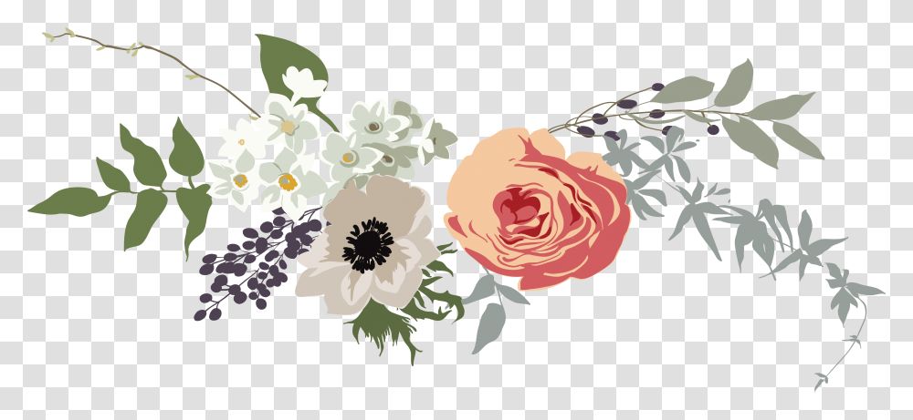 Fine Flower Banner Box Download Flower Banner, Plant, Blossom, Rose, Graphics Transparent Png