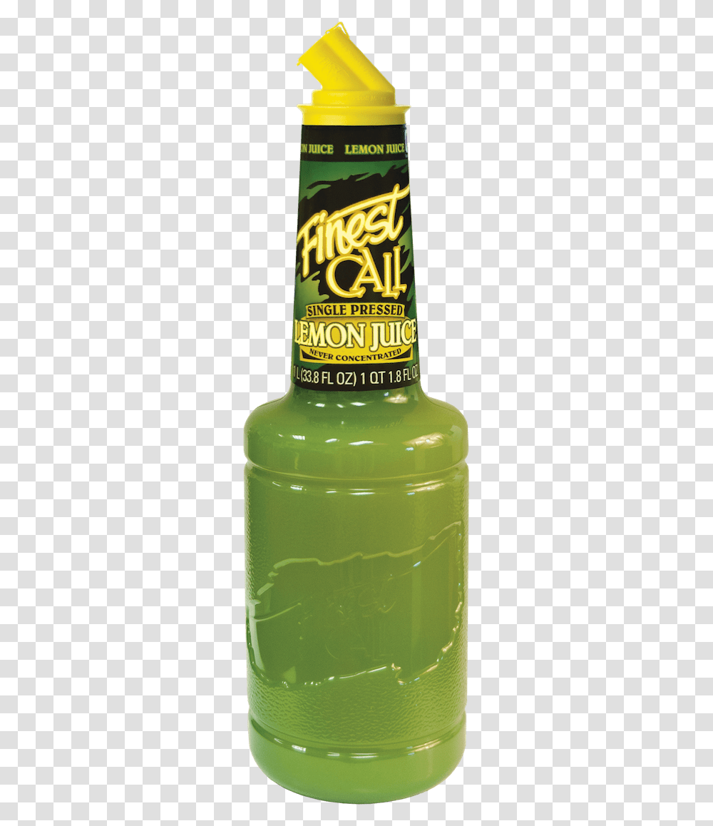 Finest Call Single Pressed Lemon Juice, Bottle, Beer, Alcohol, Beverage Transparent Png