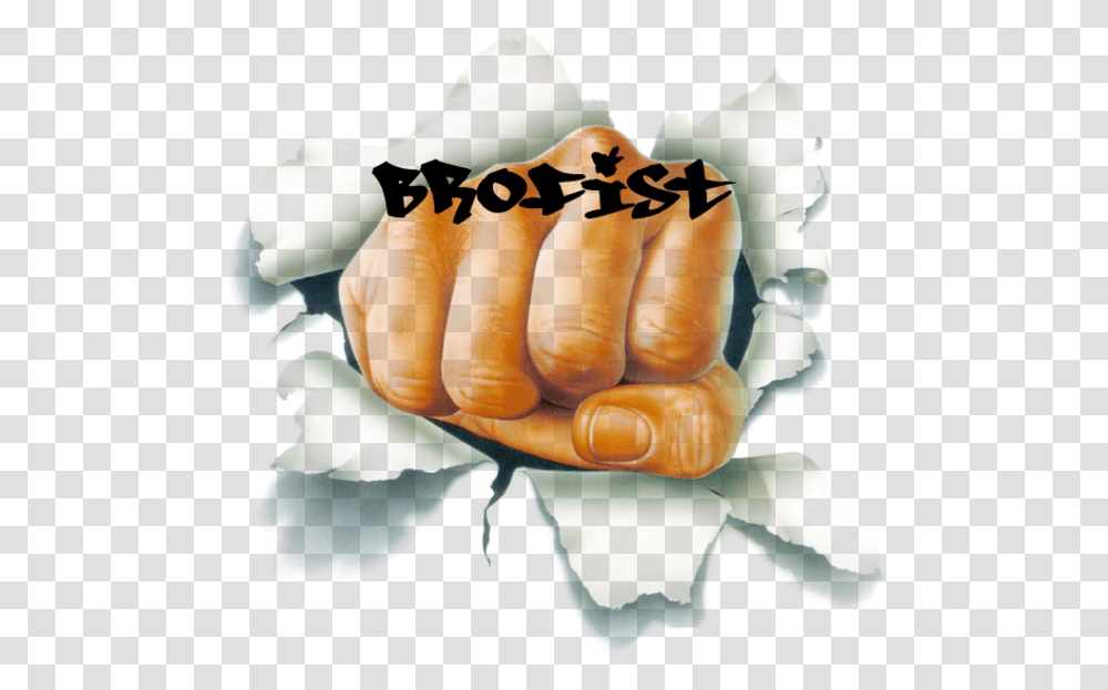 Finger Hand Nail Fist Punching Through Paper, Light Transparent Png