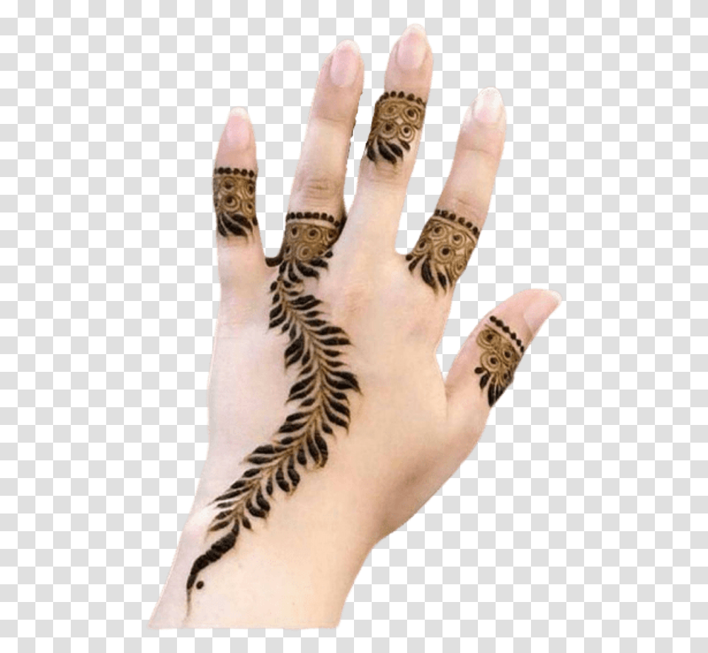 Finger Mehndi Designs For Girls Easy Mehndi Designs Simple Finger Mehndi Design 2019, Tattoo, Person, Skin, Human Transparent Png
