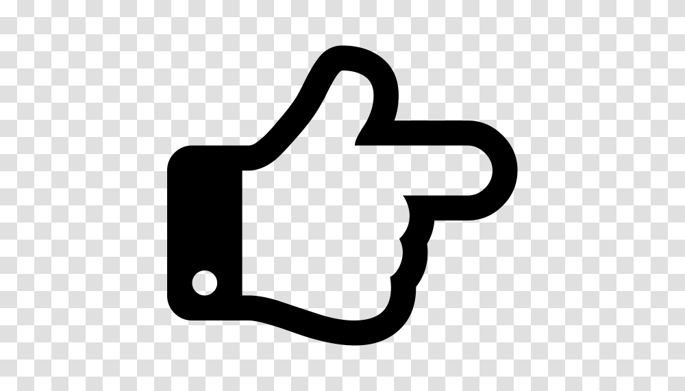Finger Of A Hand Pointing To Right Direction Arrows Black Icon, Gray, World Of Warcraft Transparent Png