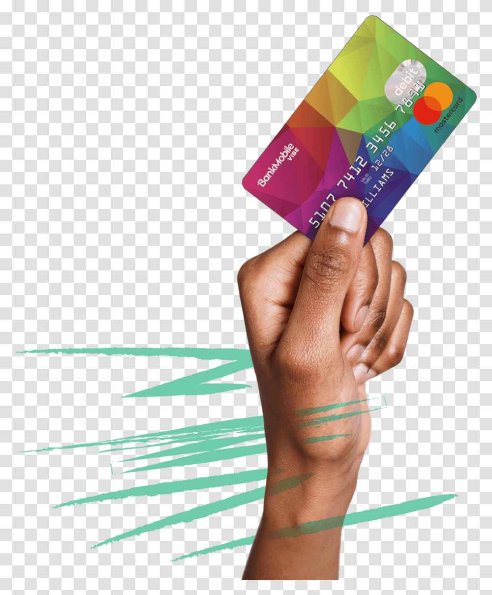 Finger Point Black Hand With Card, Credit Card, Person, Human Transparent Png