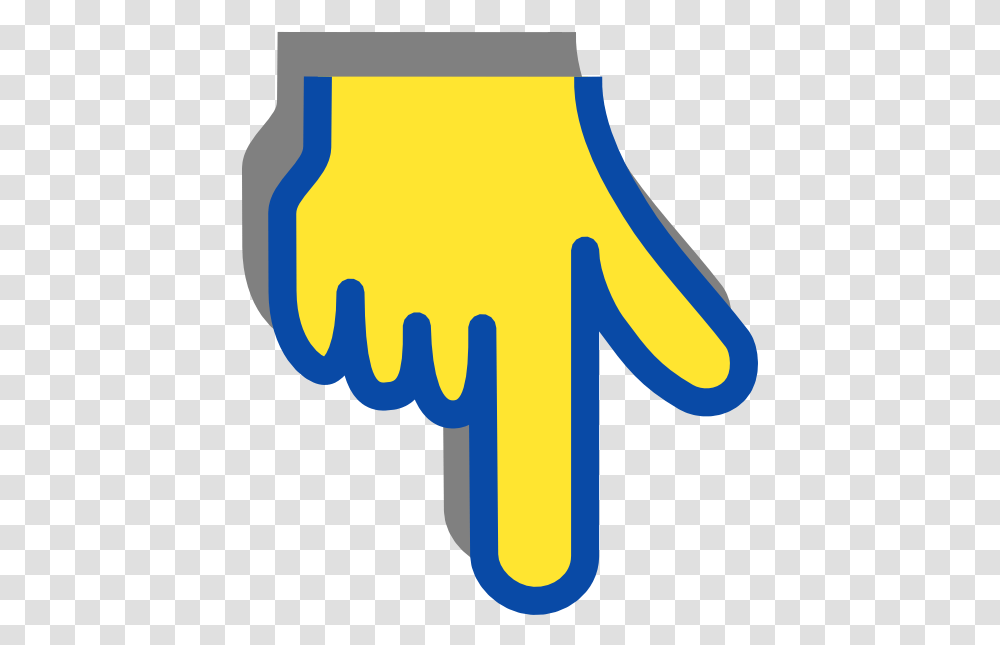 Finger Pointing Down Clipart, Hand, Handshake Transparent Png