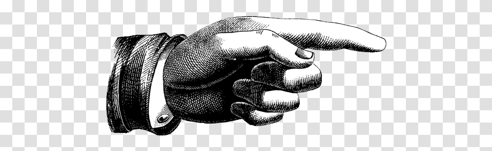 Finger Pointing Right Vintage Pointing Hand, Sport, Sports Transparent Png