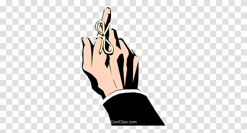 Finger With A Bow Royalty Free Vector Clip Art Illustration, Hand, Wax Seal Transparent Png