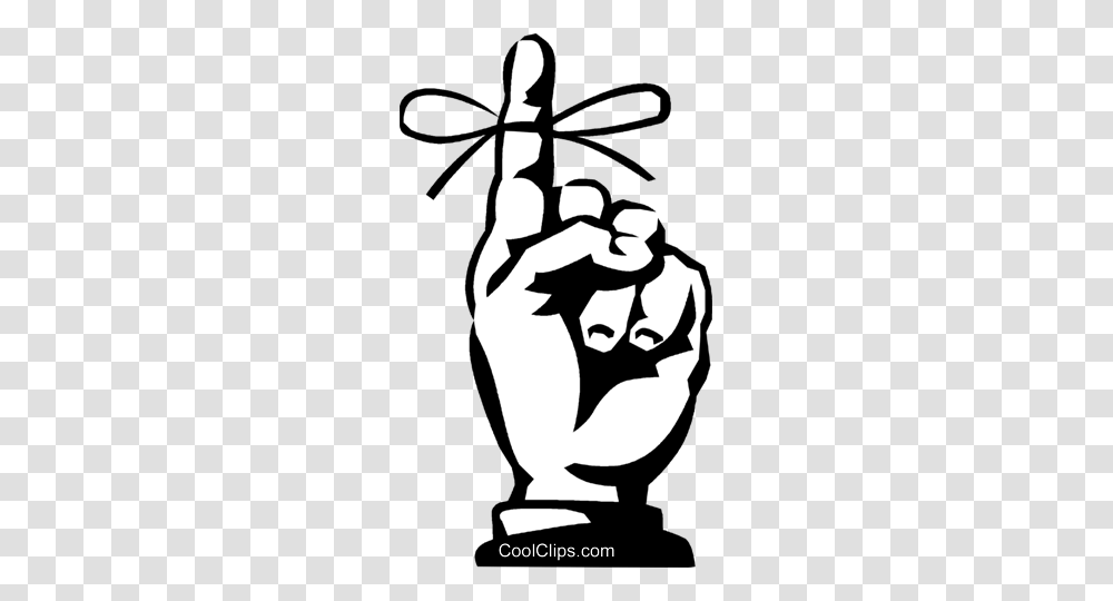 Finger With String Clipart, Hand, Fist, Stencil, Poster Transparent Png