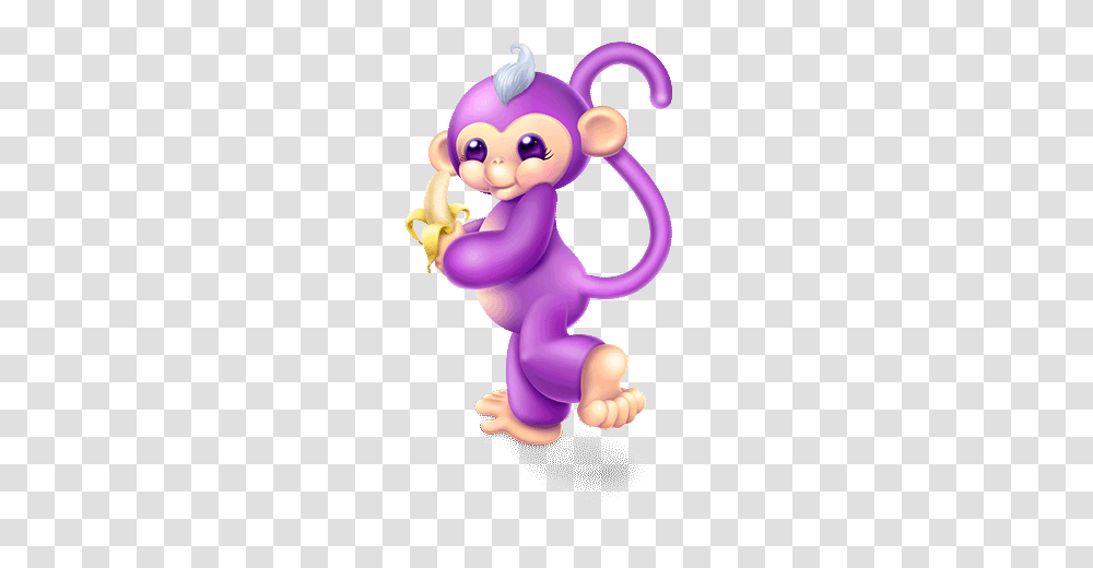 Fingerlings Kids Time, Toy, Purple Transparent Png
