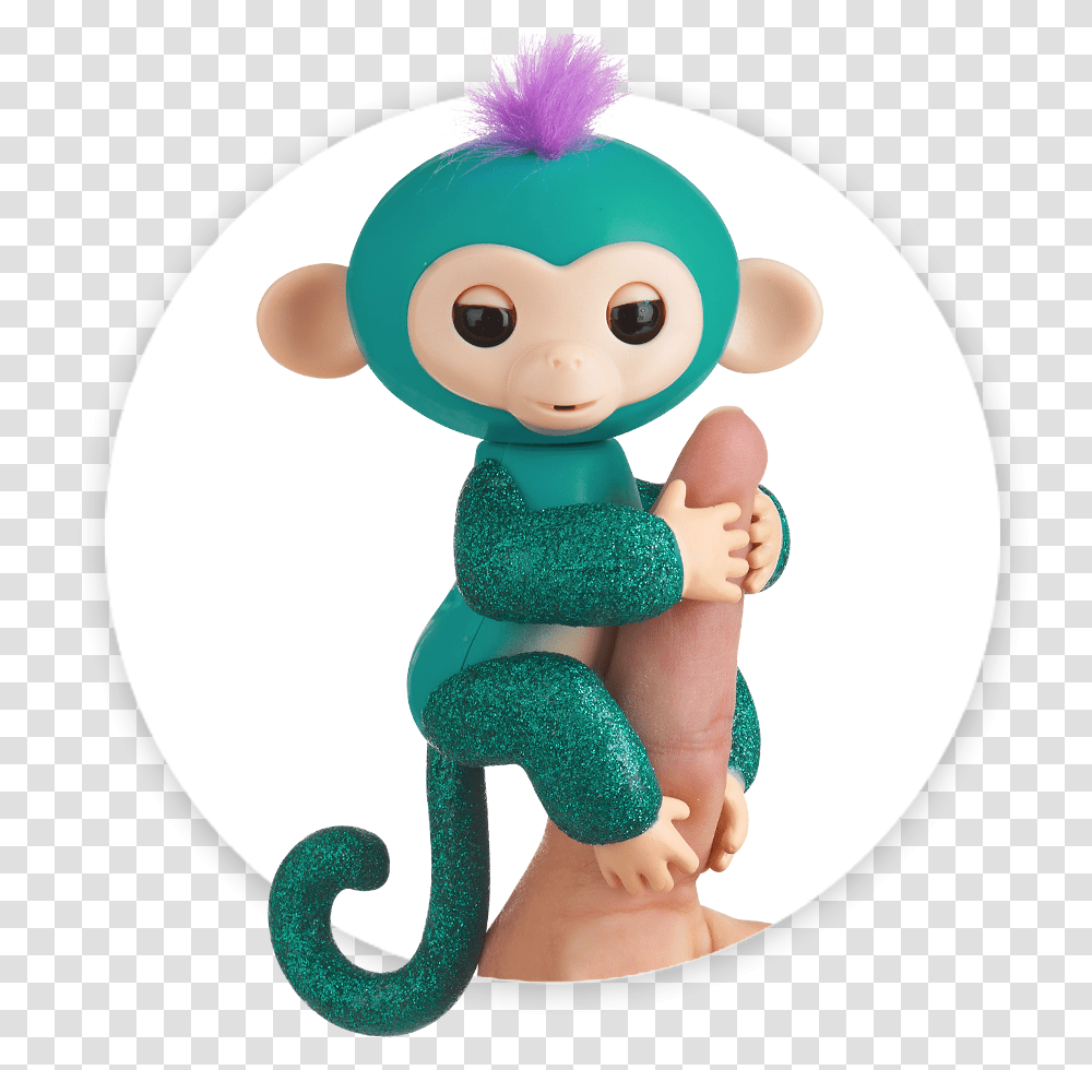 Fingerlings Monkey Glitter Quincy Fingerlings Monkey Glitter, Elf, Figurine, Apparel Transparent Png
