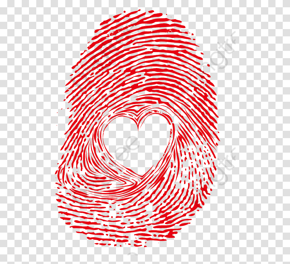Fingerprint Clipart Heart In Fingerprint Fingerprint Love, Pattern, Ornament, Spiral, Modern Art Transparent Png