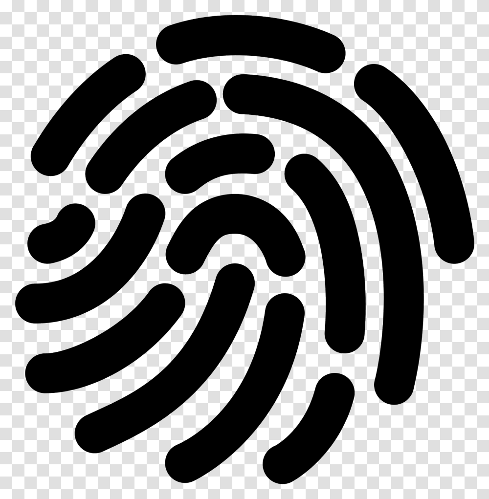 Fingerprint Filled Icon In Iphone Style Fingertip, Gray, World Of Warcraft Transparent Png