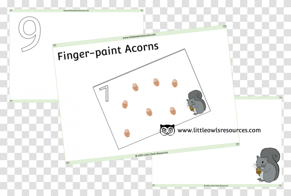 Fingerprint Finger Paint Acorns, Plot, Business Card, Paper Transparent Png