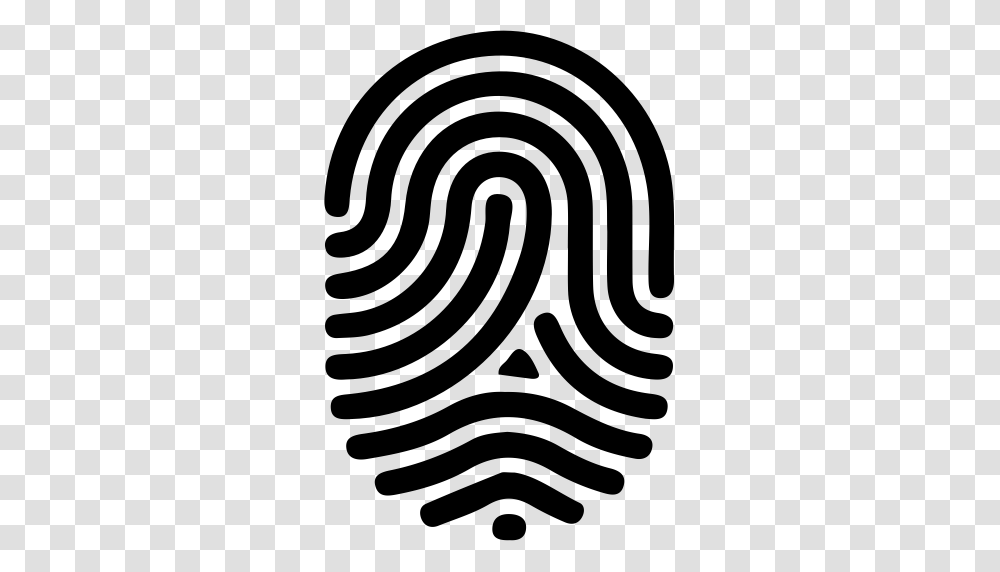 Fingerprint Fingerprint Head Icon With And Vector Format, Gray, World Of Warcraft Transparent Png