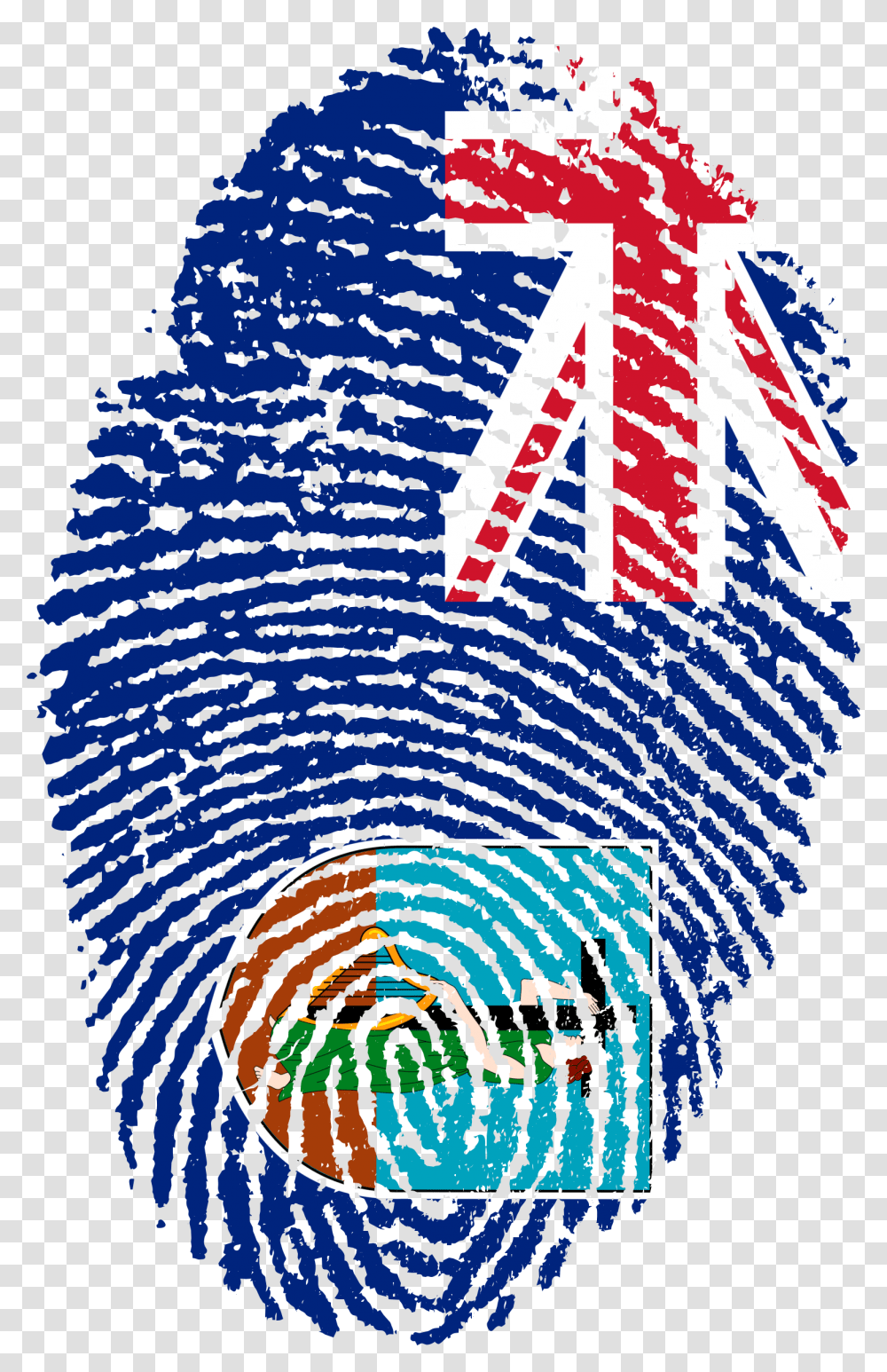 Fingerprint Flags, Modern Art Transparent Png