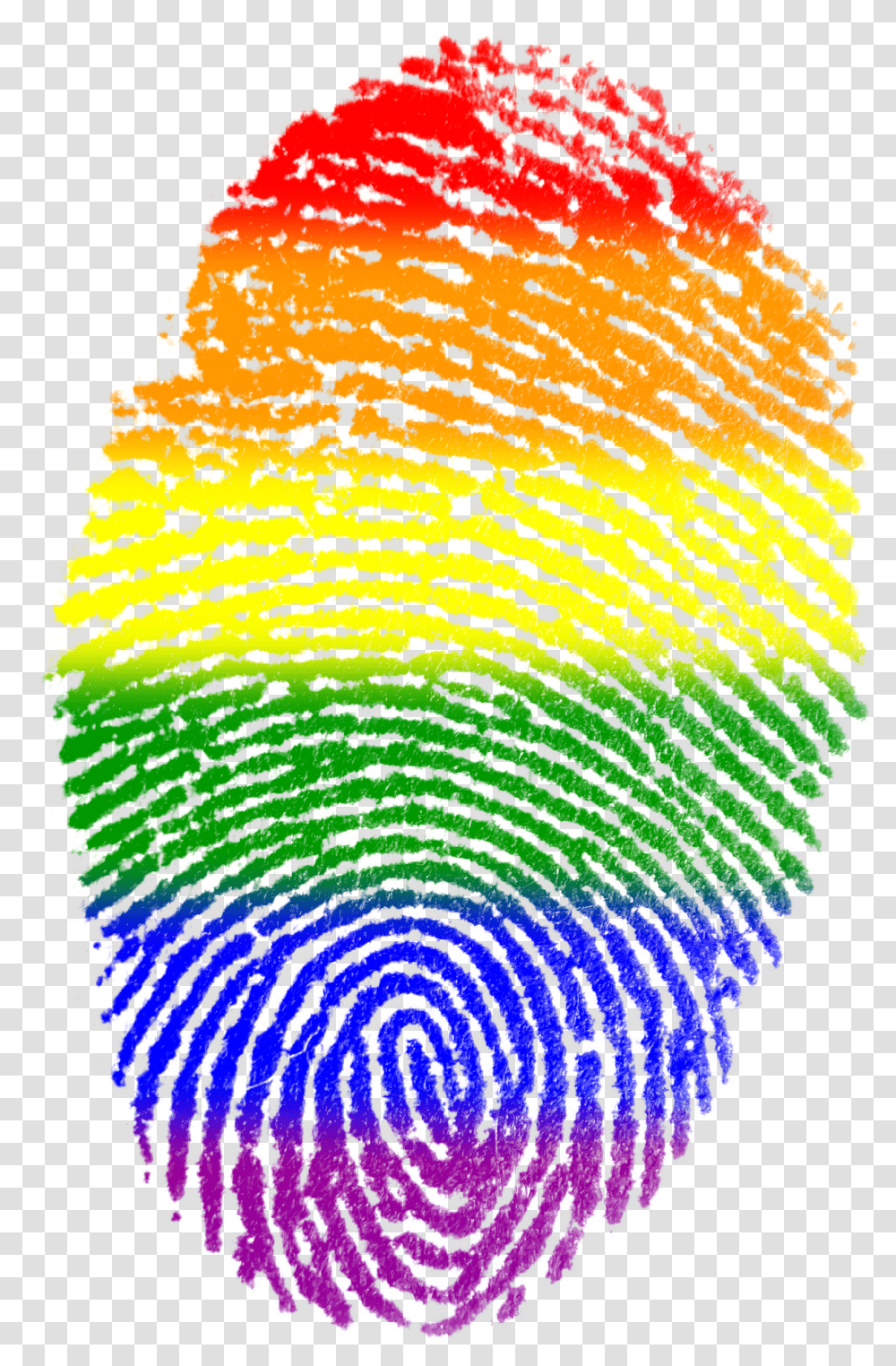 Fingerprint Gay Flag Symbol Finger Rainbow Lgbt, Ornament, Pattern, Silhouette Transparent Png