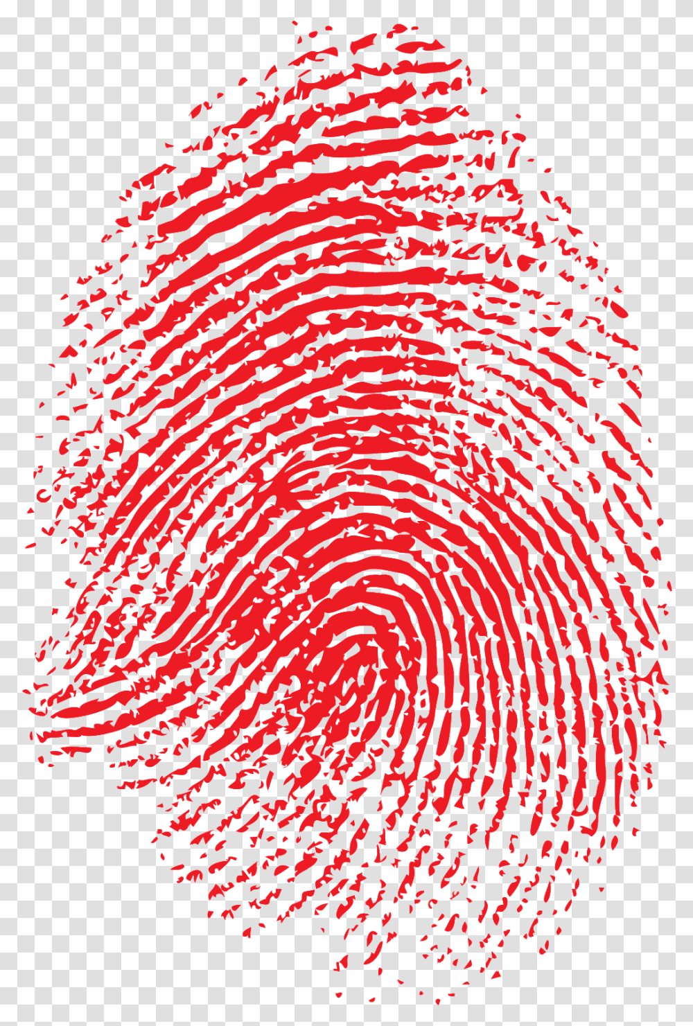 Fingerprint Handprint Source File Bloody Fingerprint, Pattern, Spiral, Ornament, Rug Transparent Png