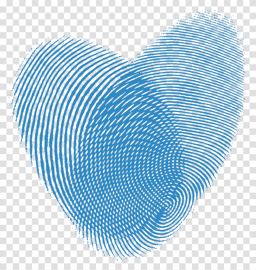 Fingerprint Heart Free Stock Photo Corazon Con Huellas Digitales, Rug, Spiral, Fractal, Pattern Transparent Png
