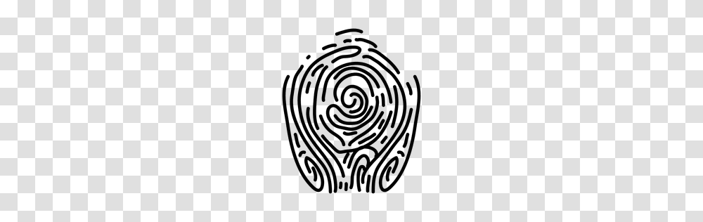 Fingerprint Human Curves, Spiral, Coil, Grenade, Bomb Transparent Png