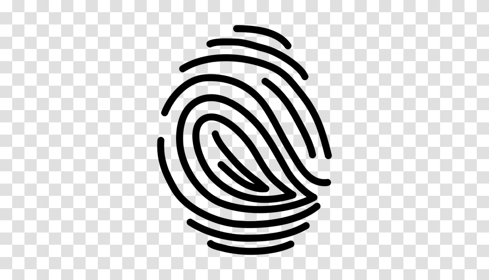 Fingerprint Human Minimalistic, Spiral, Coil, Plant Transparent Png
