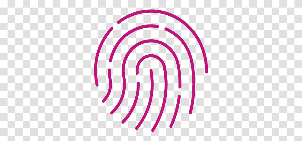 Fingerprint Icon Circle, Spiral, Coil Transparent Png